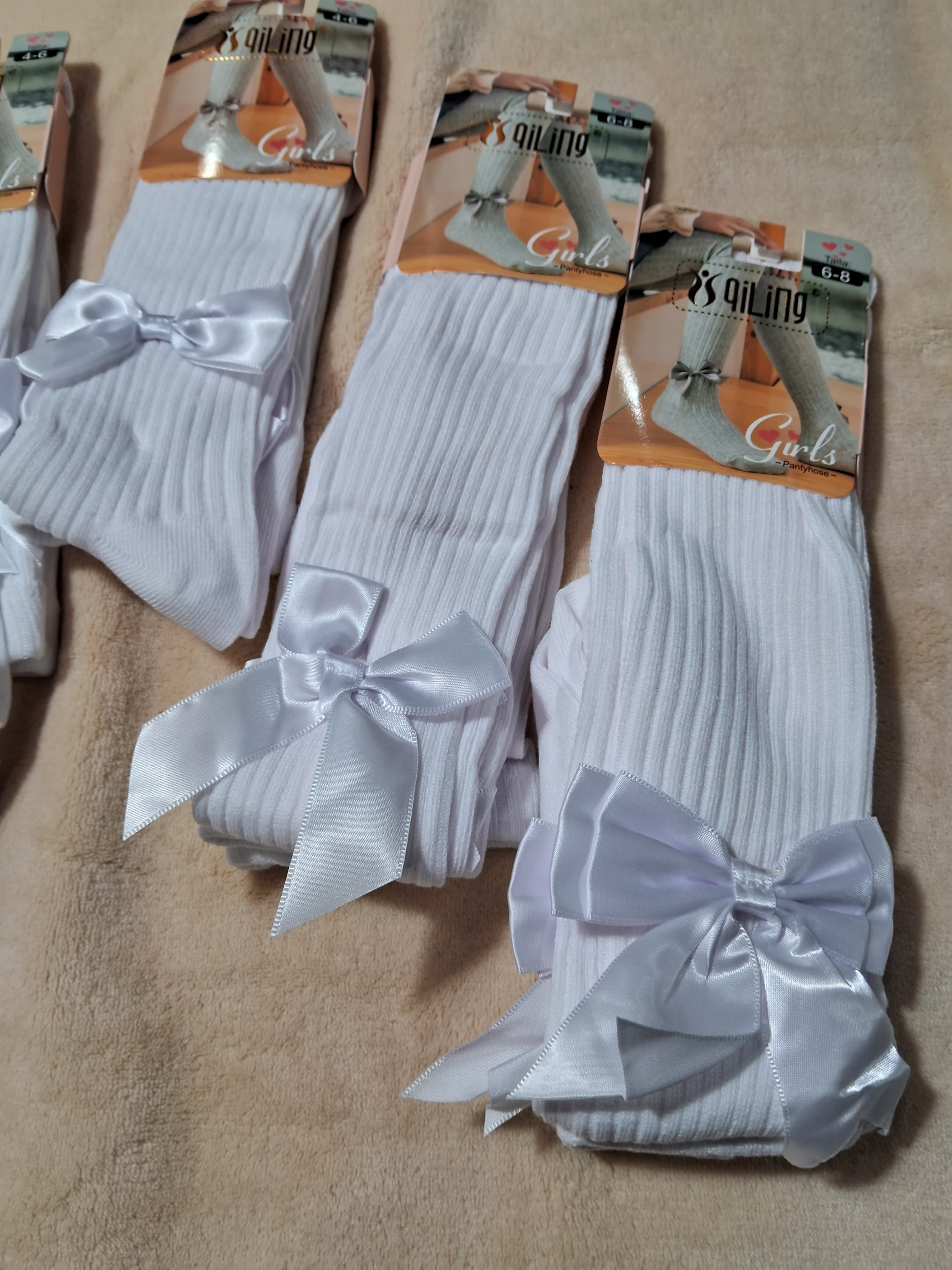 Can can blanco de algodón con spandex, ropa de niñas