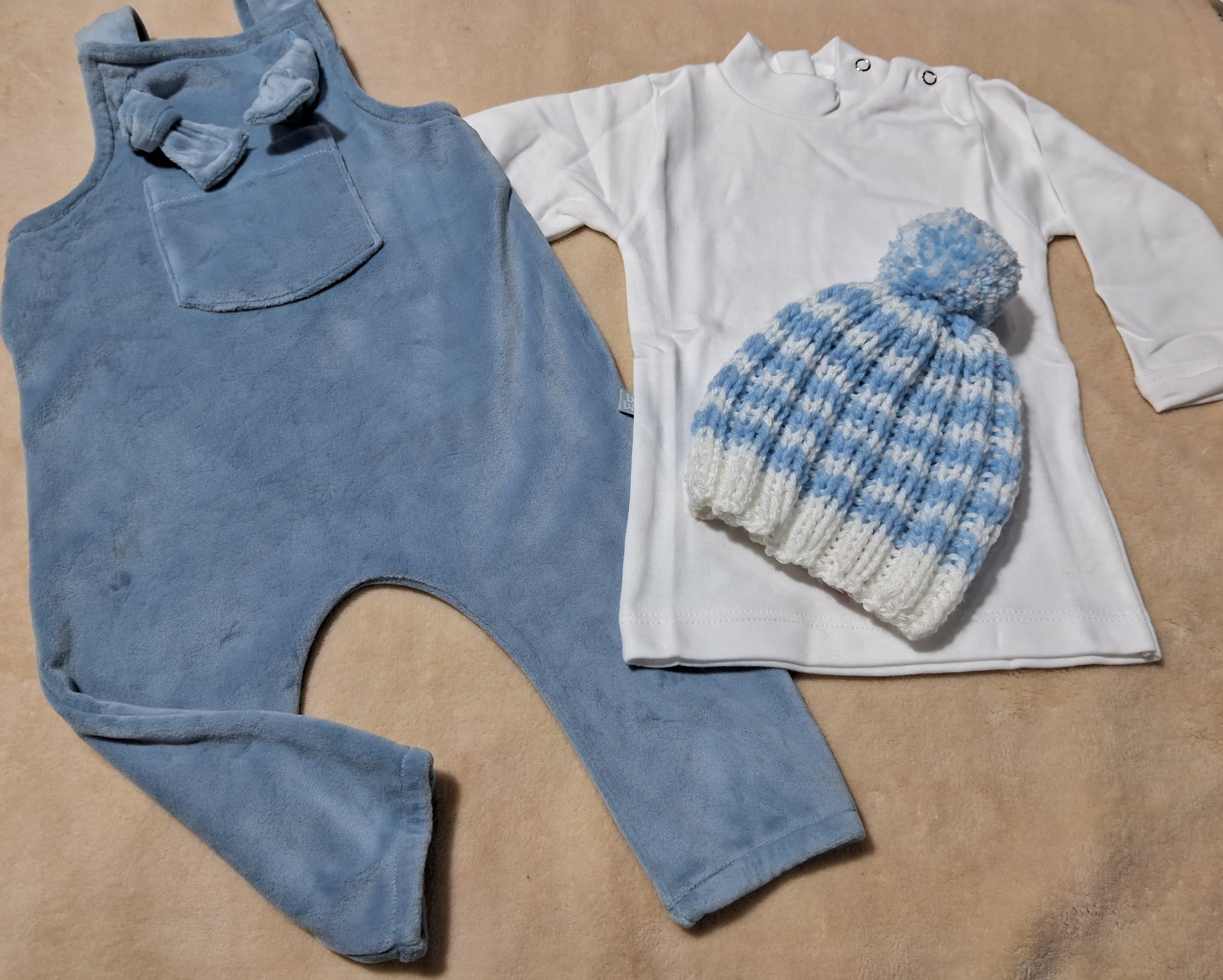 Jardinero plush bebe, ropa de bebés
